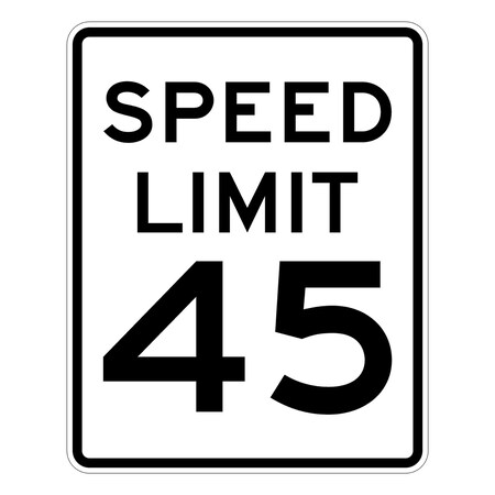 Sign Solutions Usa 30 in Height, 24 in Width, Aluminum, Vertical Rectangle DUS08HWT2430R2-145